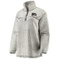 thumbnail image 2 of Women's G-III 4Her by Carl Banks Gray Philadelphia Flyers Sherpa Quarter-Zip Pullover Jacket, 2 of 5