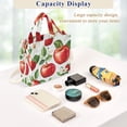 thumbnail image 5 of FORMRS Womens Corduroy Tote Bag Crossbody Shoulder Handbag with Pocket, Apple Pattern, 5 of 7