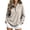 Beige, variant on Leopard Print Quarter Zip Pullover Women Fall Trendy Casual Long Sleeve Lightweight Y2k Collared Sweatshirt Pullover Tops