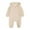 Beige, variant on Edvintorg 0-24Months Winter Baby Rompers Long Sleeve Baby Girls Boys Cotton Clothes Romper Casual Hooded Bear Ears Jumpsuit Pullover Zipper Overalls