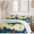 thumbnail image 6 of Ambesonne Fantasy Duvet Cover Sets, Trees Fiction Forest, 2-King, Multicolor, 6 of 7