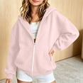 thumbnail image 5 of Liyamei Girls Hooded Jacket with Zipper for Fall Winter Soft Warm Outerwear Size 11-12 Years, 5 of 6