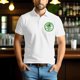 thumbnail image 5 of Blusa y camisa informal de manga corta con cuello vuelto y estampado de San Patricio para hombre., 5 of 6
