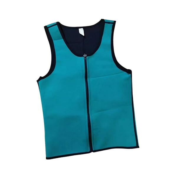 Mens Sauna Sweat Vest Men Vest Workout Shirt Neoprene Corset Heat Trapping Sweat Vest for Workout Yoga Accessories XXL