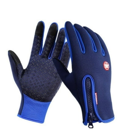 

ABIDE 1 Pair Adjustable Touch Screen Ski Gloves Mens Women Sports Riding Gloves