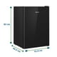 thumbnail image 2 of Frigobar Hisense 4.2 PIES Negro Refrigerador compacto puerta cruzada enfriador independiente, 2 of 5