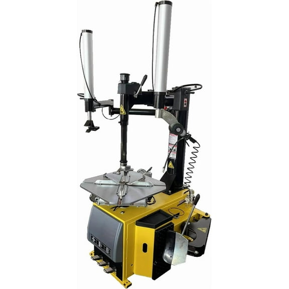 HPDMC 1.5HP Tire Changer Machine with Dual Assist Arms - 110V Semi-Automatic Wheel Changer for 13"-24" Rims - Heavy Duty Tire Changing Machine with Bead Breaker for Garage & Shop