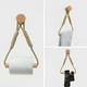 thumbnail image 4 of soportes de papel higiénico vintage autoadhesivos, soporte de papel de baño, soporte para rollo de toalla, cuerda de madera, anillo de toalla rústico para cocina y baño, 4 of 5