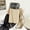 Khaki, variant on For iPhone 17 Pro Max Wallet Case with Crossbody Strap, [Anti-Fall Strip] [Lens Protection] [Makeup Mirror] Lychee Texture PU Leather Kickstand Card Slots Metal Buckle Shockproof Case, Rosegold