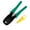 Green, variant on Network Crimping 3in1 Tool Kit With Wire Stripper Maintenance Repair Tools, Crimping Hand Tools For RJ11(6P4C)/RJ12(6P6C)/RJ22(4P4C/4P2C)/RJ45(8P8C) Connectors