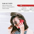thumbnail image 4 of LAICAIW iPhone 11 Case, Phone Case iPhone 11, Slim Silicone Soft Rubber Shockproof Protective 360° Ring Holder Kickstand Drop Protection Bumper Cute Girl Women Boy Men iPhone 11 6.1 Cover, Red Desi, 4 of 7