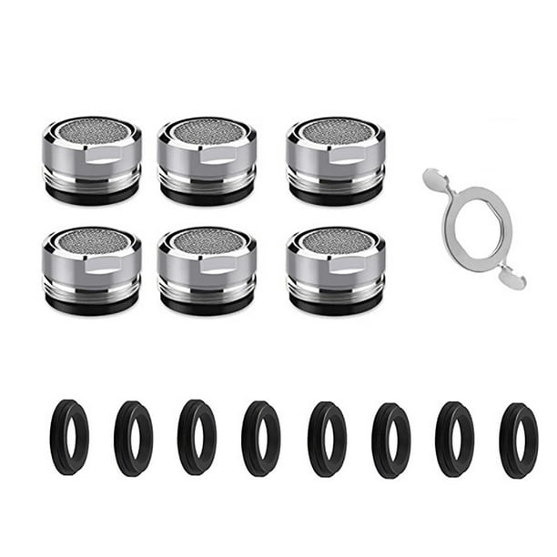 Ounissouiy 1 Juego de aireadores de grifo, reemplazo de fregadero, acero inoxidable, duradero, anticorrosión, filtro de grifos de baño para Type3 NO3