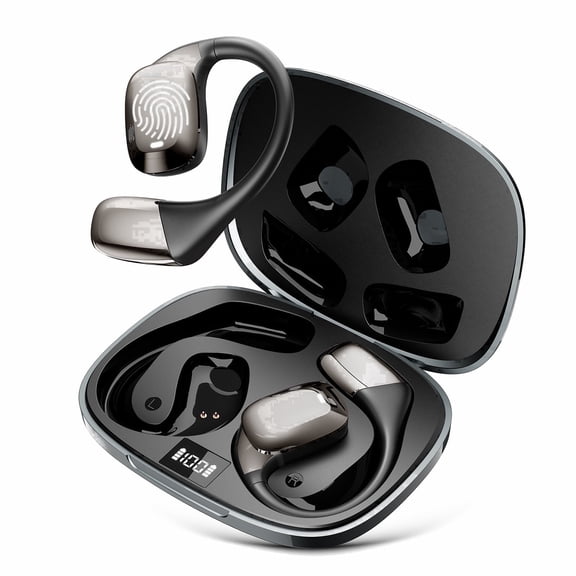 AI Translation Earbuds Real Time, 144 Language Translator Earbuds with 7 Translation Modes, Clear Voice Pickup,50Hr Playtime, 3-in-1 Open-Ear Bluetooth Wireless Earbuds for Travel, Business, Learning