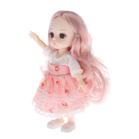 Muñeca Articuda Zulema 1/12 Completamente Poseable con conjunto Completo de accesorios de ropa