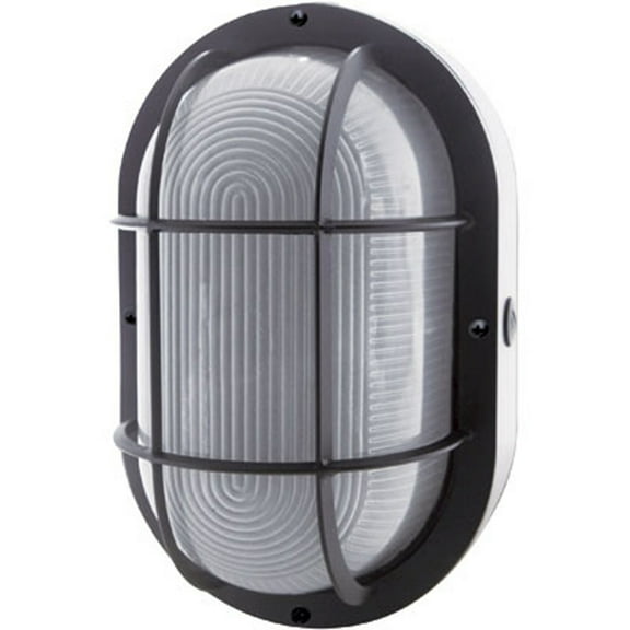 65/114 Nuvo Lighting 20W 1 LED Outdoor Bulk Head-7 Inches Wide by 5.5 Inches High-Black Finish