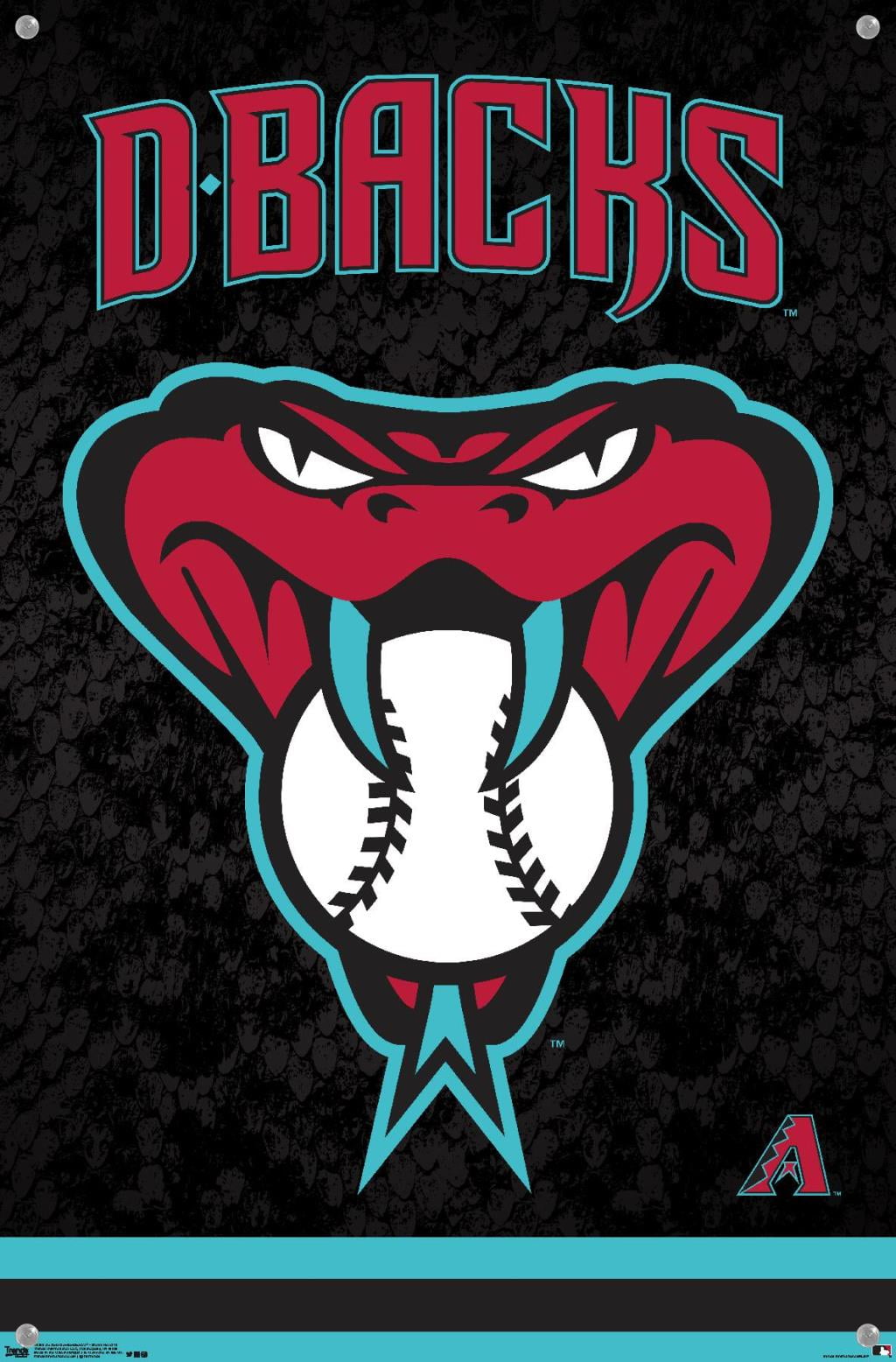 MLB Arizona Diamondbacks - Snake Head Logo Wall Poster with  display picture 2