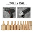 thumbnail image 4 of Brazed Hole Drill Bit, High Efficiency 12Pcs Holes Saw Wide Application  for Granite, 4 of 8