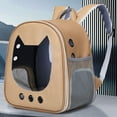 thumbnail image 2 of Sac de Transport pour Chat Sac à Dos Portable Extérieur Sac de Voyage pour Chat Sac de Transport pour Chat Grande Capacité Sac de Transport Respirant pour Chiots Sac de Rangement pour Petits Animaux Chats, 2 of 11