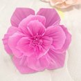 thumbnail image 3 of LCXmlly DIY Paper Flowers 3Pcs Crepe Flowers 3D Visual Effects Realistic Create Birthday Backdrop Flower Craft Wedding Supplies, 3 of 8