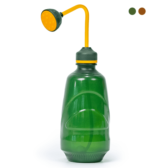 Bamworld 450ml Watering Can, Indoor Plant Watering Can with Long Spout, Plastic Watering Bottle for Seedlings and Succulents, Green