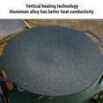 thumbnail image 4 of Aluminum Alloy Round BBQ Griddle, Lightweight Quick Even Heating BBQ Grill Pan Suitable for Butane Stove, Induction Cooktop, Electric Ceramic Stove, 6 Layer Composite Process, 4 of 7