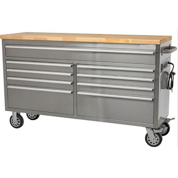 Hetoy 96 inch Tool Chest Tool Box Mobile 24 Drawers Storage Rolling Cabinet with Wheels Lock Key Locking System Drawer Liners for Garage Warehouse Repair Shop