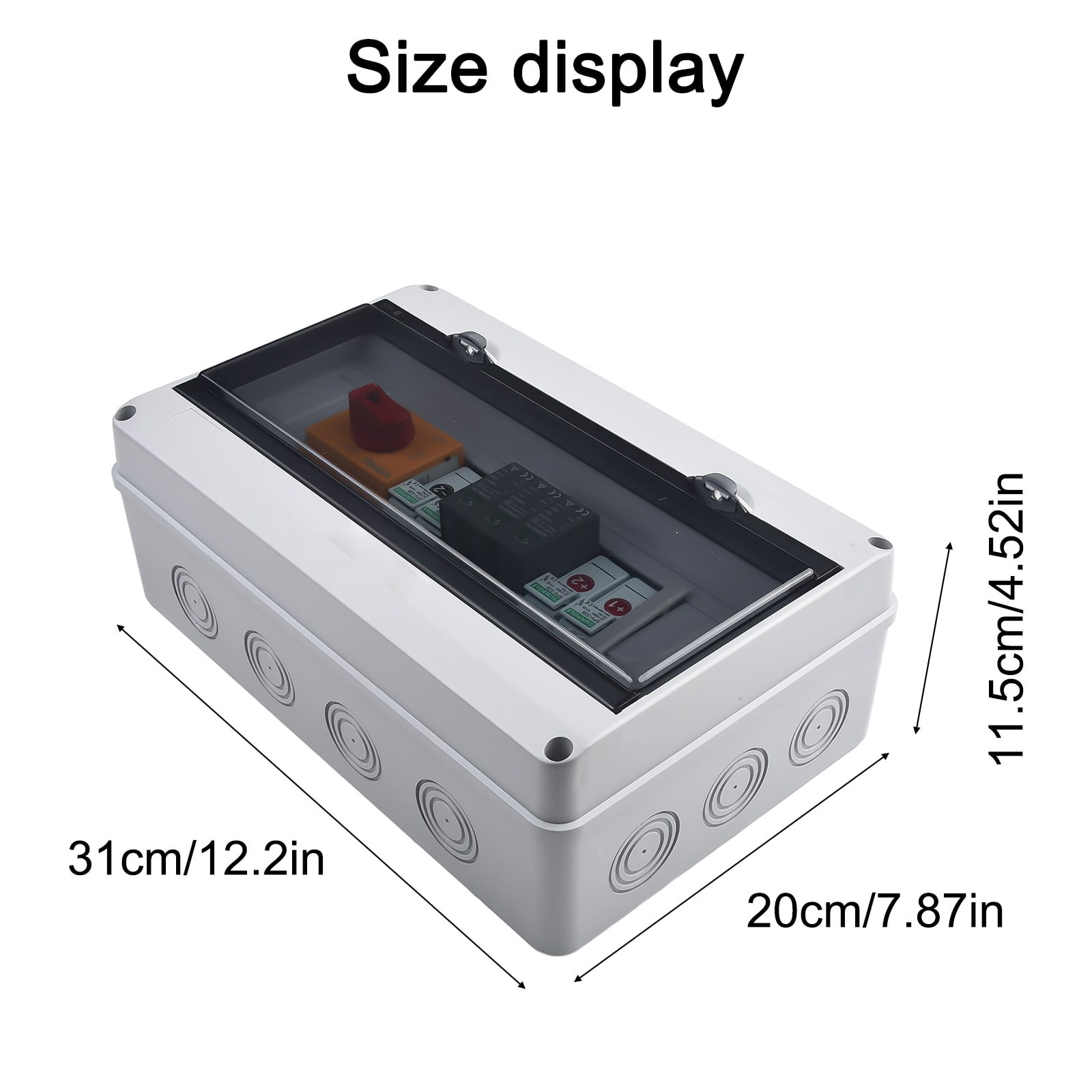 1000V 2In1 Out 2 String Solar Pv Array Solar Photovoltaic Combiner Box Solar Panels Inverter for Residential Rooftop Pv Plants