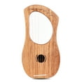 thumbnail image 1 of Graflsoa 7-String Lyre Harp with Accessories: Terminalia Wood, Portable Bag, Tuning Wrench, Extra Strings, Cleaning Cloth, 2 Picks (Random Colors), 1 of 5