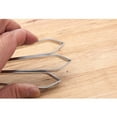 thumbnail image 4 of 2 pinzas de acero inoxidable para espinas de pescado, pinzas de precisión para cocina, pinzas planas, herramientas para quitar plumas de pollo, lubina y bagre., 4 of 5