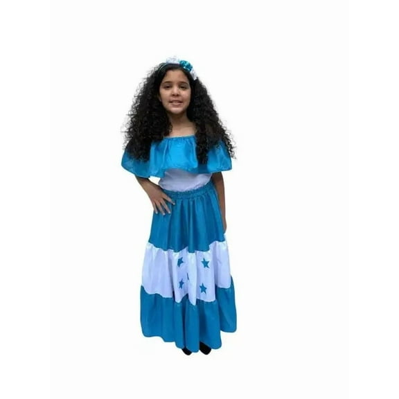 Honduras Traditional Girls Fiesta Dress