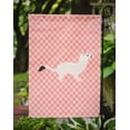 thumbnail image 3 of Carolines Treasures BB7872GF Stoat Short-Tailed Weasel Drapeau de Jardin à Carreaux Roses, 3 of 3
