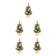 thumbnail image 1 of Monstrate 20cm árbol de Navidad paisaje Artificial decoración de Navidad Año Nuevo ambiente Festival adorno decorado oro 5Conjunto, 1 of 6
