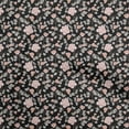 thumbnail image 1 of oneOone Polyester Spandex Black Fabric Floral Dress Material Fabric Print Fabric By The Yard 56 Inch Wide, 1 of 1