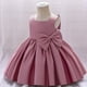 thumbnail image 1 of Vestido de princesa para niños Vestido de bebé de un año Vestido de niña con lazo para banquete de cumpleaños Vestido de actuación, 1 of 6