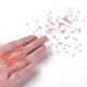 thumbnail image 4 of 11/0 Grade A Baking Paint Glass Seed Beads Round Light Coral 2.3x1.5mm Hole: 1mm about 5300pcs/50g, 4 of 4