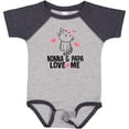 thumbnail image 3 of Inktastic Nonna and Papa Love Me Grandchild Kitty Girls Baby Bodysuit, 3 of 5