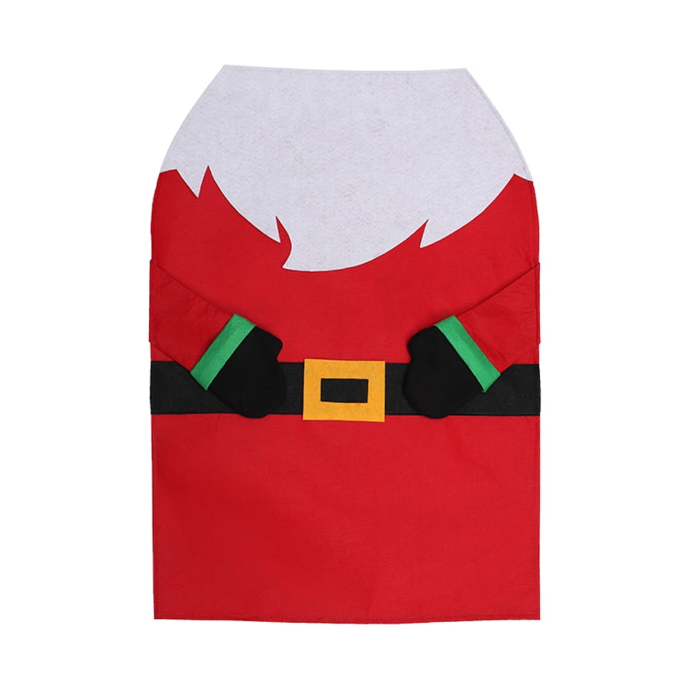 Christmas Kitchen Apron Cute Santa Claus Elf Pattern Apron ...
