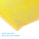 thumbnail image 4 of Uxcell 100 hojas de papel de origami brillante de 4x4 pulgadas, papel cuadrado brillante y chispeante de 10x10 cm, papel iridiscente para manualidades y decoración, amarillo, 4 of 6