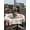 Multicolor (pink, green, yellow, and botanical hues), variant on Easter Eggs Outdoor Tablecloth - 60x84 Inch Rectangle Dining Table Cover, Yellow Floral Basket Leaves Rustic Botanical Waterproof Outdoor Table Cloth with Umbrella Hole & Zipper for Picnic/Patio