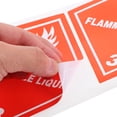 thumbnail image 4 of KAKOWELY fire paint labels 100pcs Shipping Labels Transport Stickers Adhesive Stickers Dangerous Goods Warning Labels Red Paper Labels For Shipping Hazardous Materials, 4 of 4