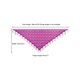 thumbnail image 3 of Chales y envolturas INSPIRE CHIC para vestidos de noche, bufandas triangulares de encaje con flecos para bodas y fiestas formales 70.9"x27.6" púrpura, 3 of 5