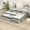 Gray 6AAE, variant on Bed Frame Modern Luxury Tufted Button Daybed,Twin,Beige(Old SKU:GX001008AAA),Platform Bed Frame