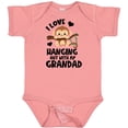 thumbnail image 3 of Inktastic Monkey I Love Hanging out with My Grandad Boys or Girls Baby Bodysuit, 3 of 5