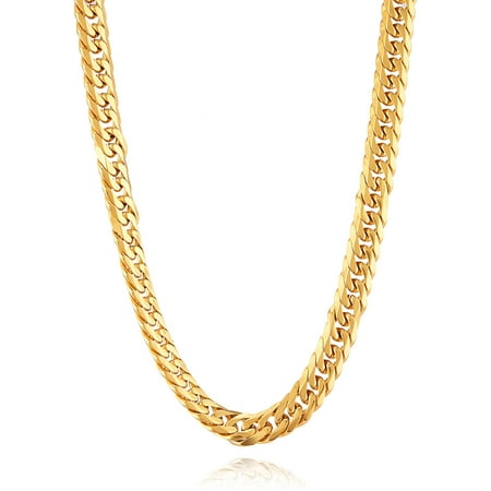 Crucible Gold-Plated Stainless Steel Polished Curb Chain