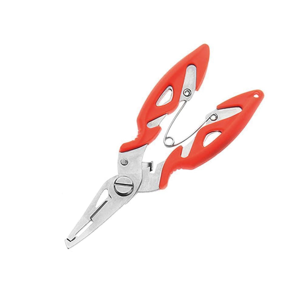 Stainless Steel Fishing Pliers Scissors Line Remove Hook Tackle Tool Kits Accessories Outdoor New