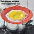 thumbnail image 4 of 10" Spill Stopper Lid, Anti Spill & Boil Over Safeguard, Silicone Pot Cover, Multi-Function Kitchen Tool Purple, 4 of 4