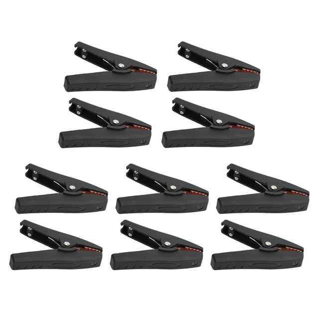 Battery Clips, 26mm / 1in Jaw Open J.60058 Electrical Test Clamps For Game Console For Car For Hardware Black