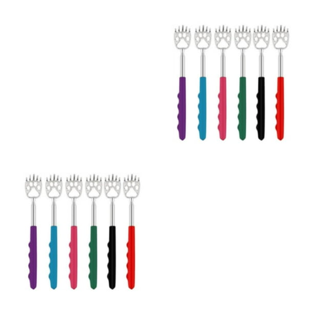 Soidarity Rastrillo trasero para agarrar con garra de oso: pequeño, único y conveniente para llevar, tabla para agarrar Old Mans Joy, 6 piezas 6PCS 2piezas