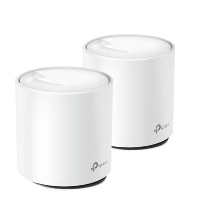TP Link Deco Wi-Fi 6 AX1800 Mesh WiFi Router Replacement System | 2 - AX1800 Mesh Routers | Coverage up to 4,000 Sq Ft (W3600)