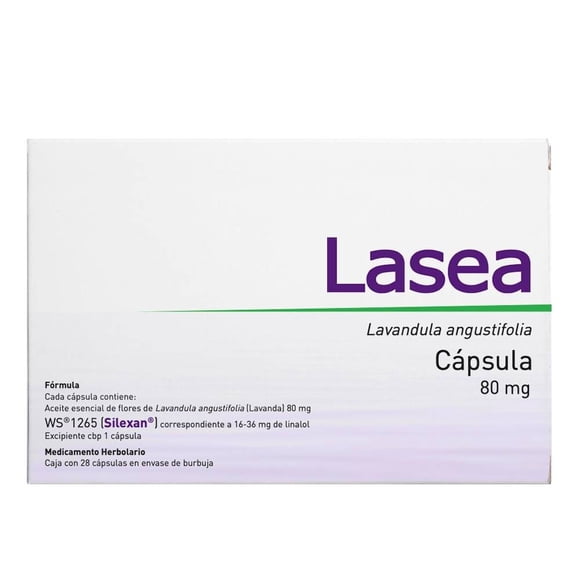 Lasea 80 mg 28 cápsulas